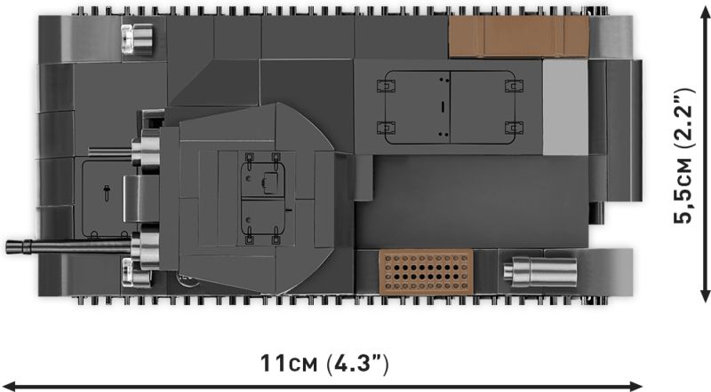 COBI Stavebnica HC WW2 Panzer II Ausf. A (COBI-2718)