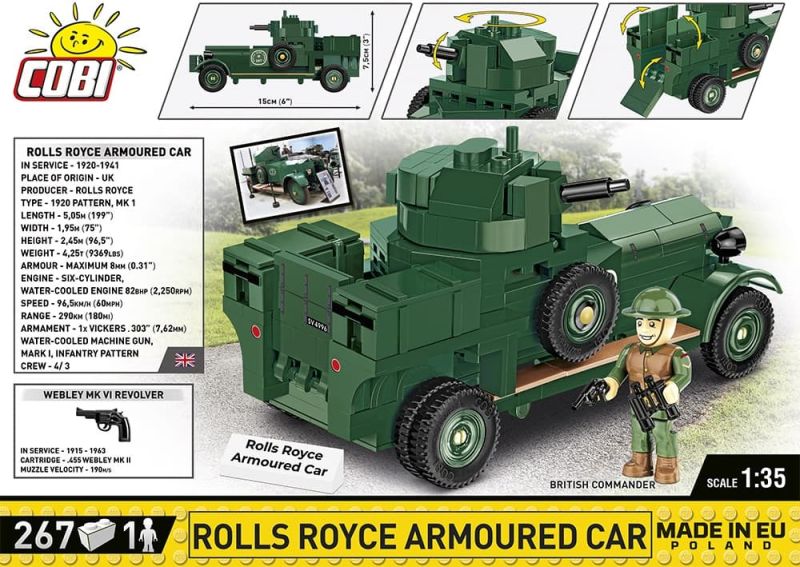 COBI Stavebnica HC GW Rolls-Royce Armoured Car (COBI-2988)