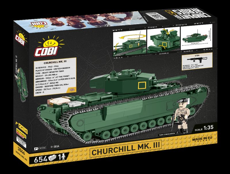 COBI Stavebnica COH3 Churchill Mk. III (COBI-3046)