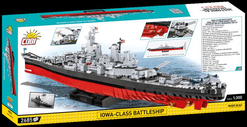 COBI Stavebnica HC WW2 Iowa-Class Battleship Executive Edition (COBI-4836)