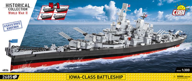 COBI Stavebnica HC WW2 Iowa-Class Battleship Executive Edition (COBI-4836)