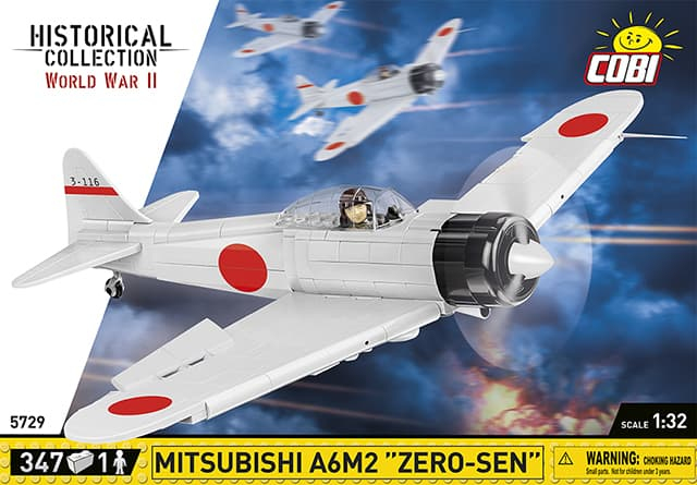 COBI Stavebnica HC WW2 Mitsubishi A6M2 "Zero-Sen" (COBI-5729)