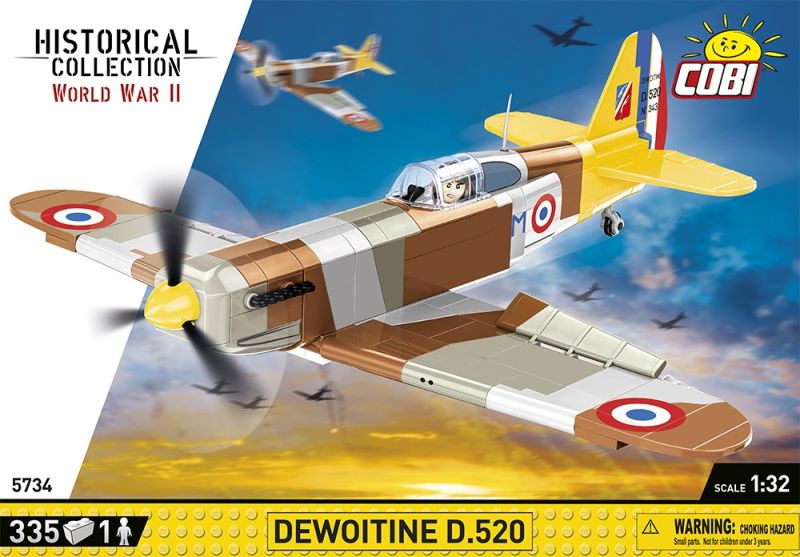 COBI Stavebnica HC WW2 Dewoitine D.520 (COBI-5734)