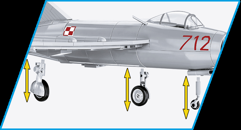 COBI Stavebnica HC CW Lim-1 Polish Air Force 1952 (COBI-5822)