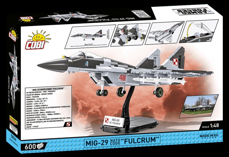 COBI Stavebnica AF MiG-29 NATO Code "FULCRUM" (COBI-5834)