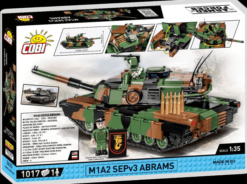 COBI Stavebnica AF M1A2 SEPv3 Abrams (COBI-2623)