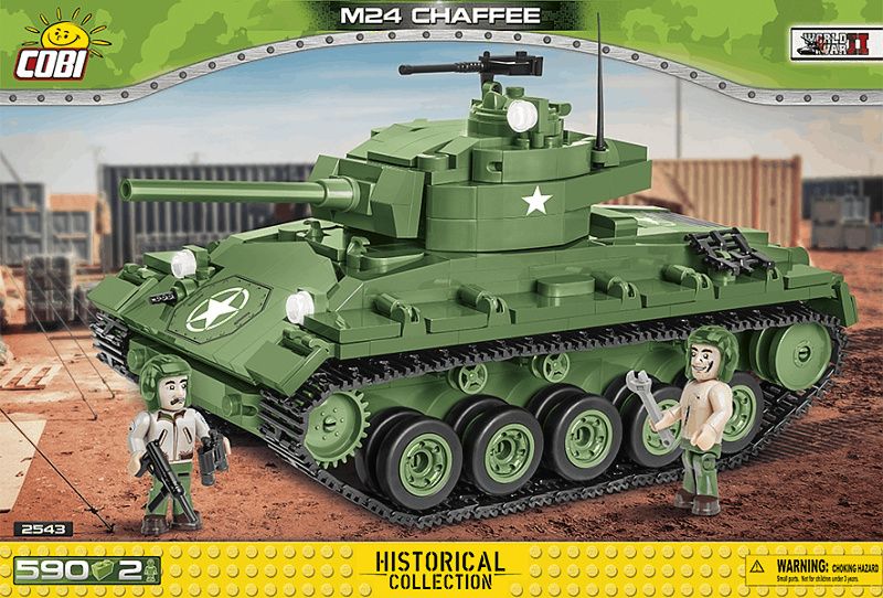 COBI Stavebnica WW2 M24 Chaffee (COBI-2543)