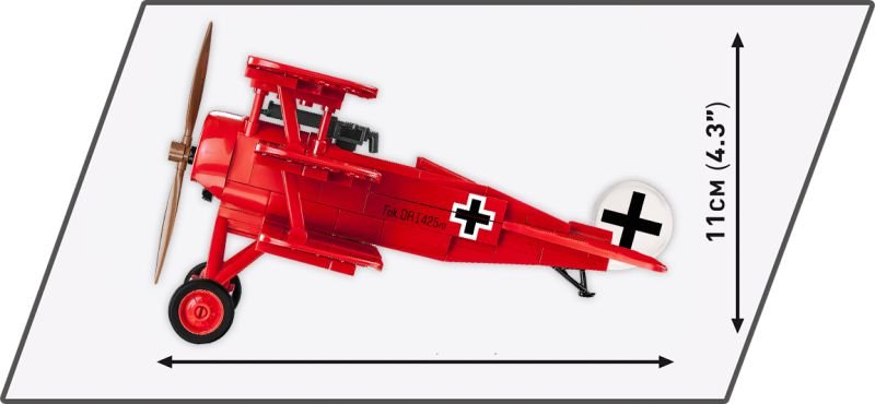 COBI Stavebnica GW Fokker Dr. I Red Baron (COBI-2986)