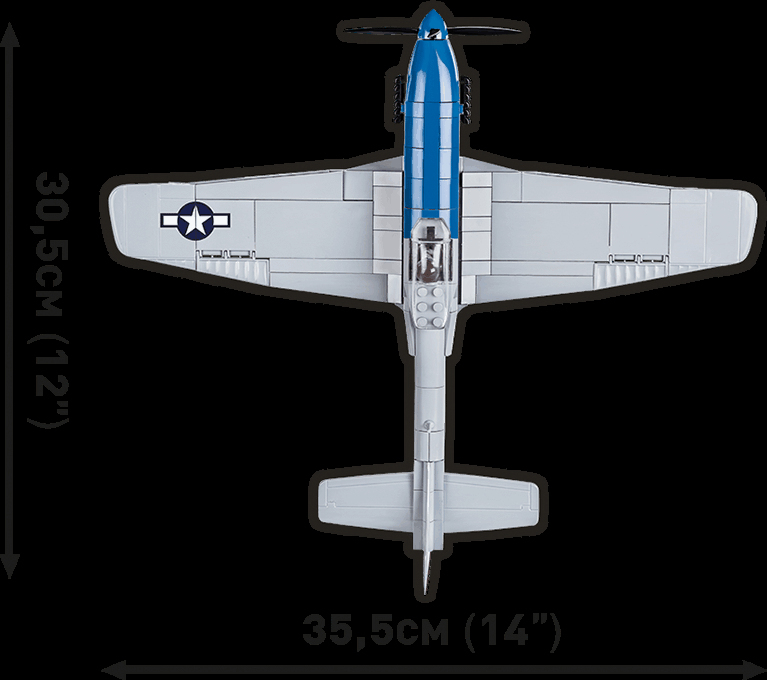 COBI Stavebnica WW2 P-51D Mustang (COBI-5719)