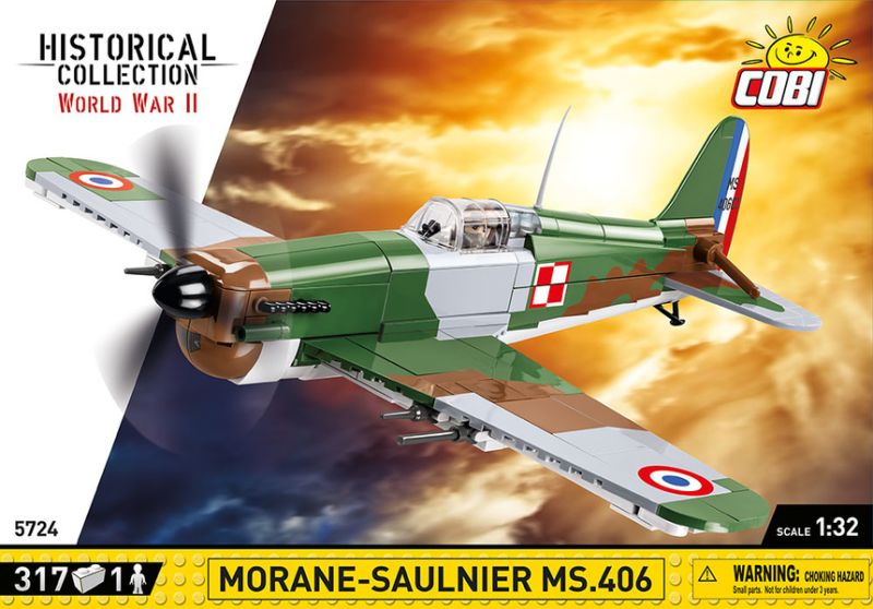 COBI Stavebnica WW2 Morane-Saulnier MS.406 (COBI-5724)