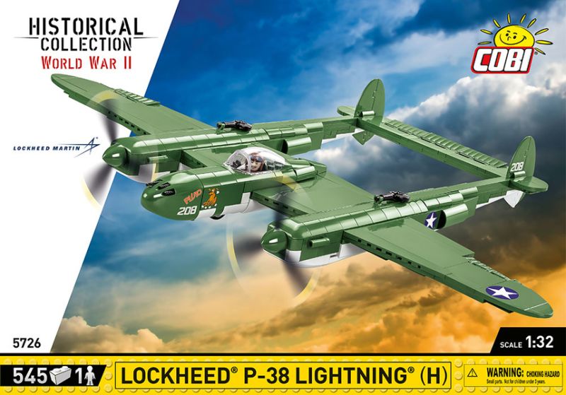 COBI Stavebnica WW2 Lockheed P-38H Lightning (COBI-5726)