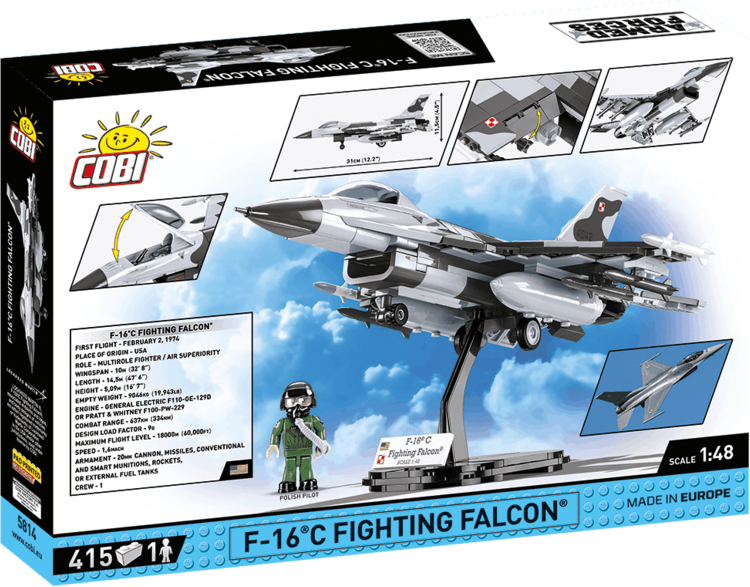 COBI Stavebnica AF F-16C Fighting Falcon v.2 (COBI-5814)