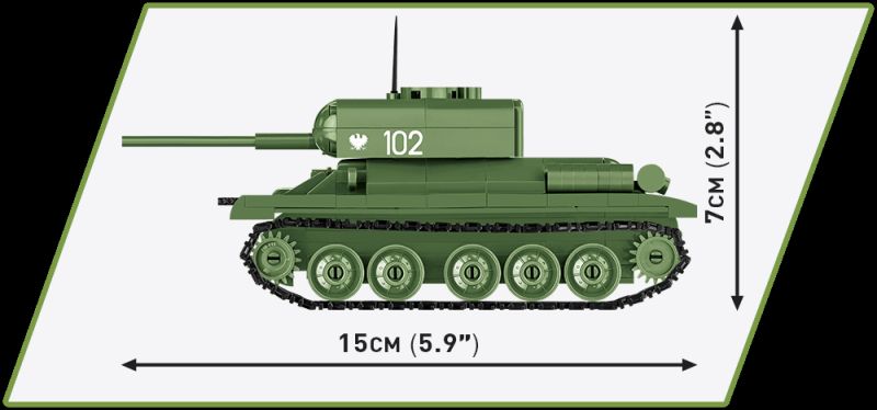 COBI Stavebnica WW2 T-34-85 (COBI-2716)