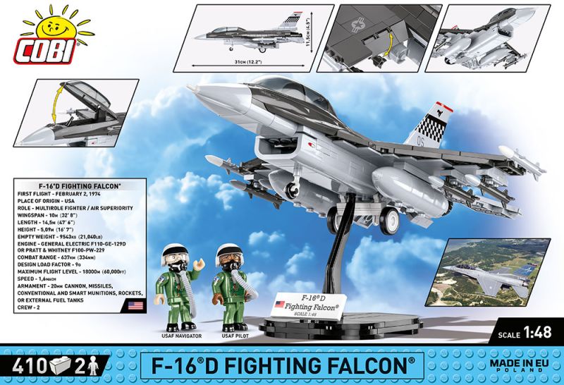 COBI Stavebnica AF F-16D Fighting Falcon (COBI-5815)