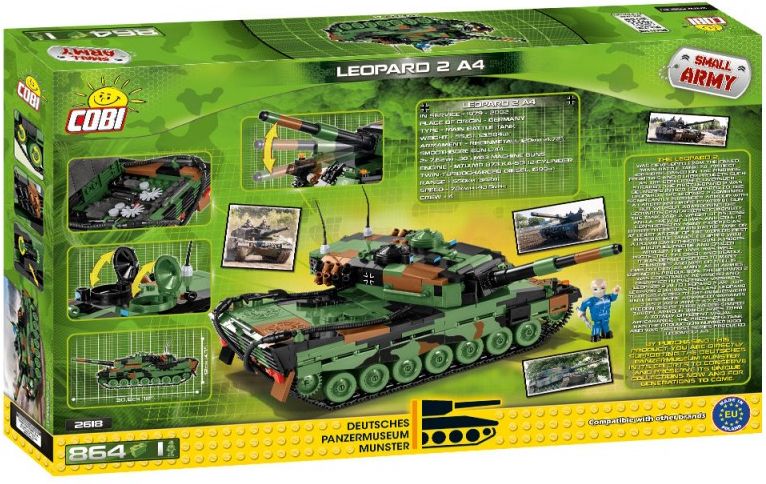 COBI Stavebnica Small Army Leopard 2 A4 (COBI-2618)