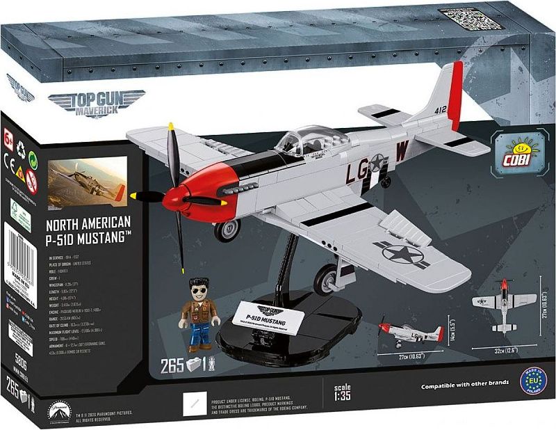 COBI Stavebnica TOP GUN P-51 Mustang (COBI-5806)