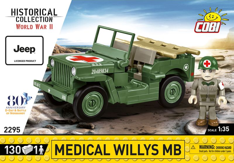 COBI Stavebnica HC WW2 Medical Willys MB (COBI-2295)