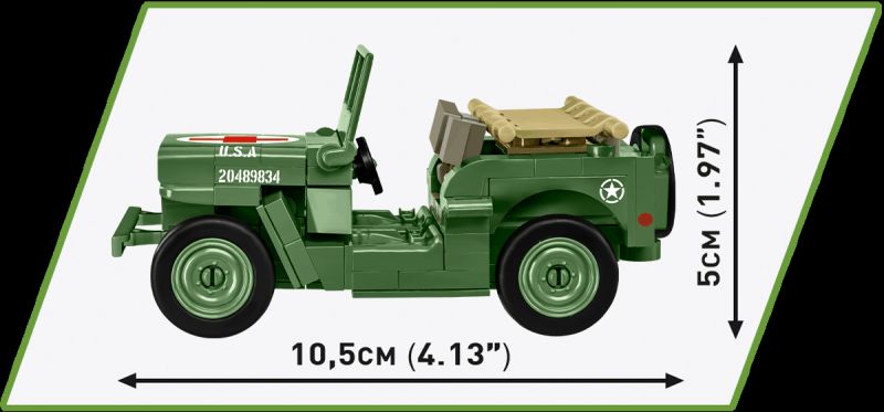 COBI Stavebnica HC WW2 Medical Willys MB (COBI-2295)