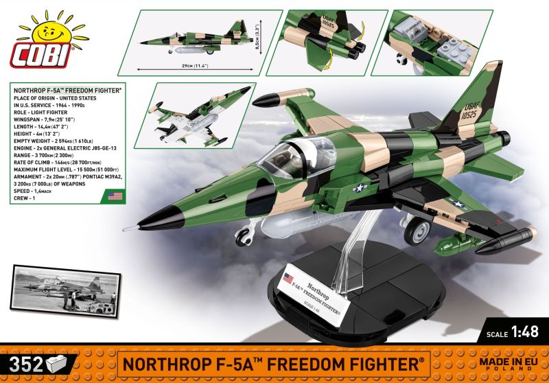 COBI Stavebnica HC VW Northrop F-5A Freedom Fighter (COBI-2425)