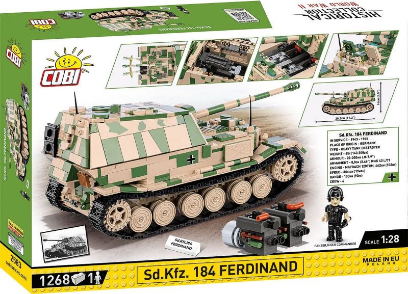 COBI Stavebnica HC WW2 Sd.Kfz. 184 Ferdinand (COBI-2583)