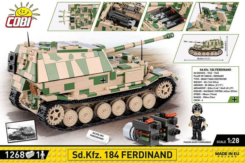 COBI Stavebnica HC WW2 Sd.Kfz. 184 Ferdinand (COBI-2583)