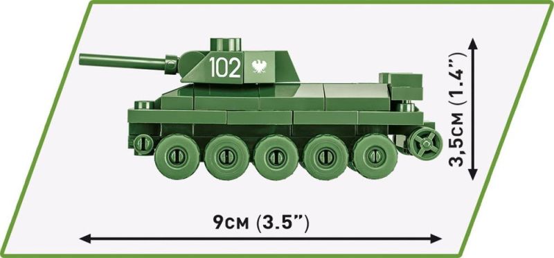 COBI Stavebnica HC WW2 T-34/76 1:72 (COBI-3088)