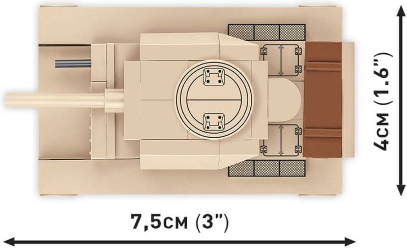 COBI Stavebnica HC WW2 Panzer III Ausf.L 1:72 (COBI-3090)