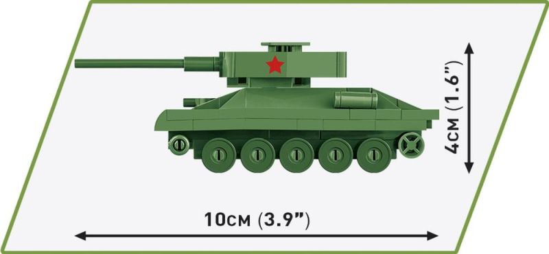 COBI Stavebnica HC WW2 T-34-85 1:72 (COBI-3092)