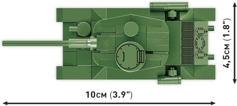 COBI Stavebnica HC WW2 T-34-85 1:72 (COBI-3092)