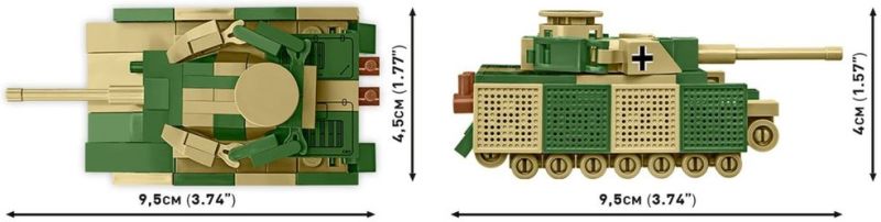 COBI Stavebnica HC WW2 Panzer IV Ausf. J 1:72 (COBI-3097)