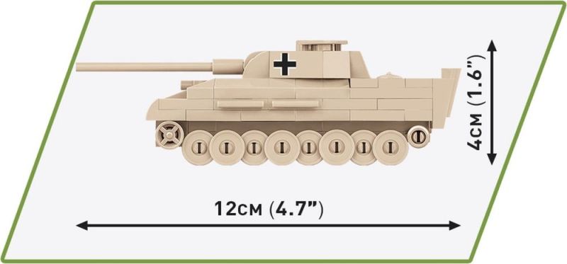 COBI Stavebnica HC WW2 Panzer V Panther 1:72 (COBI-3099)