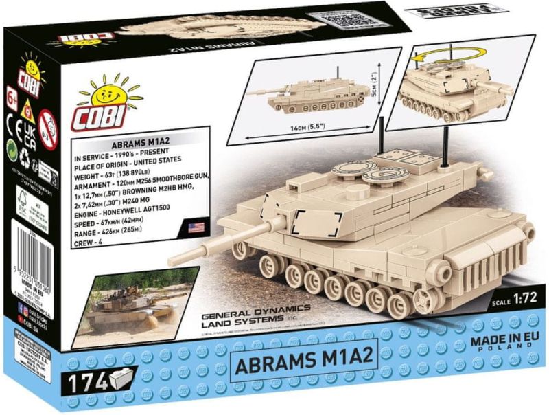 COBI Stavebnica AF Abrams M1A2 1:72 (COBI-3106)