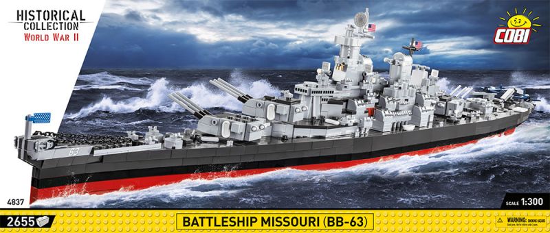 COBI Stavebnica HC WW2 Battleship Missouri (BB-63) (COBI-4837)