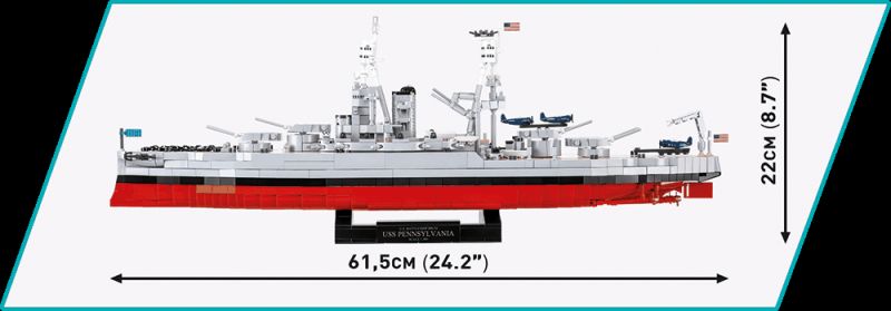 COBI Stavebnica HC WW2 Pennsylvania - Class Battleship - Executive Edition (COBI-4842)