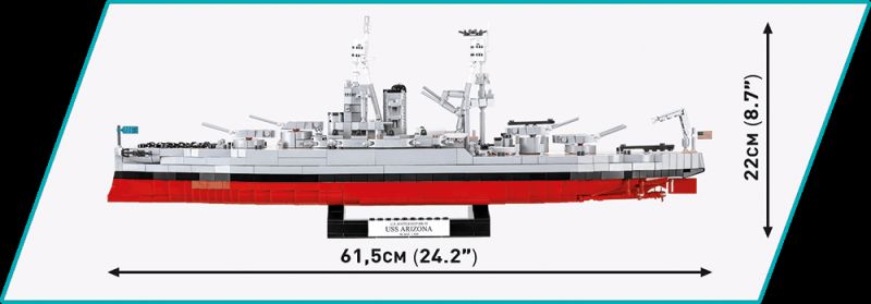 COBI Stavebnica HC WW2 USS Arizona (BB-39) (COBI-4843)