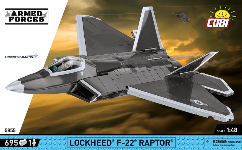 COBI Stavebnica AF Lockheed F-22 Raptor (COBI-5855)