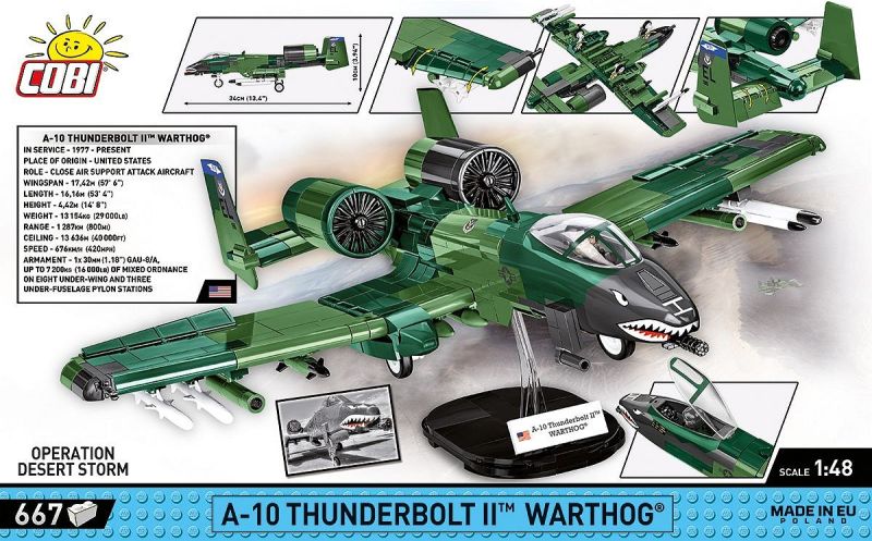 COBI Stavebnica AF A-10 Thunderbolt II Warthog (COBI-5856)