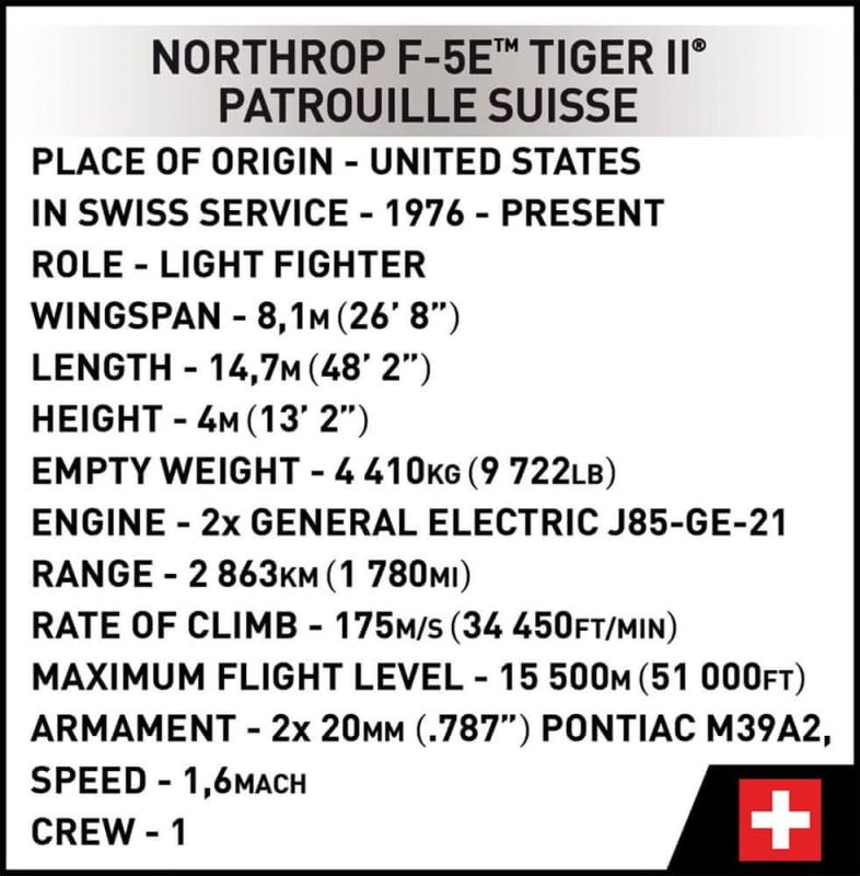 COBI Stavebnica AF Northrop F-5E Tiger II (COBI-5857)