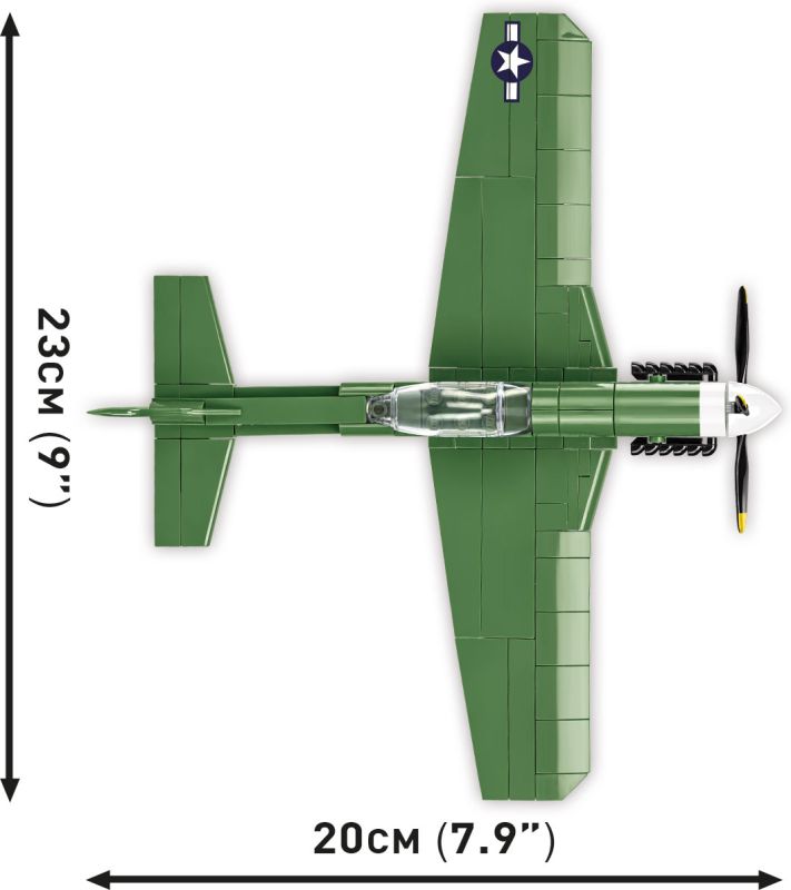 COBI Stavebnica HC WW2 North American P-51D Mustang (COBI-5860)