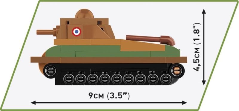 COBI Stavebnica HC WW2 Somua S-35 1:72 (COBI-3093)