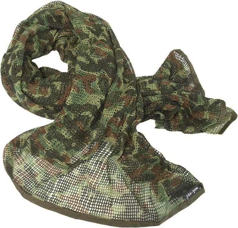 MILTEC Sieťovaná maskovacia šála - flecktarn (12625021)