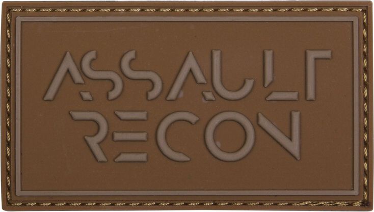 3D PVC Nášivka/Patch Assault recon - coyote