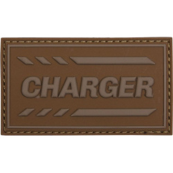 3D PVC Nášivka/Patch Charger - coyote