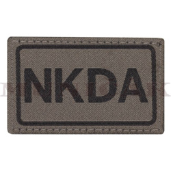 CLAW GEAR Textilná Nášivka/Patch NKDA - RAL7013 (18430)