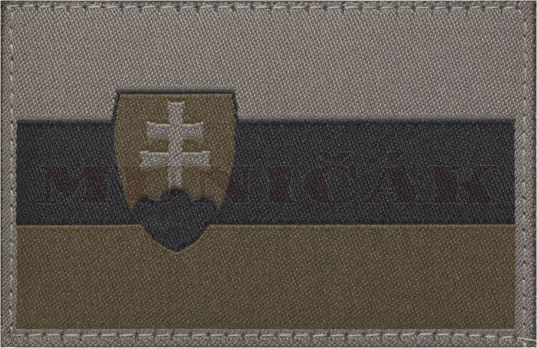 CLAW GEAR Textilná Nášivka/Patch SLOVAKIA FLAG - RAL7013 (20985)