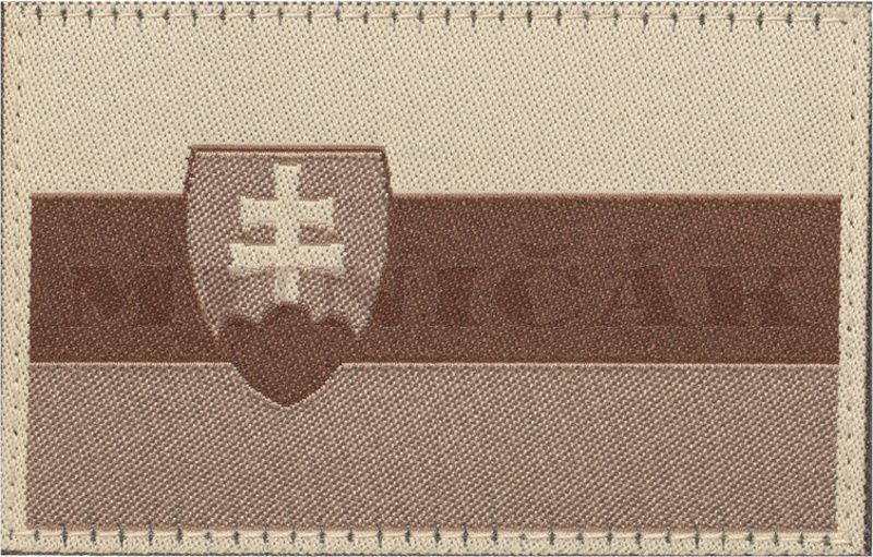 CLAW GEAR Textilná Nášivka/Patch SLOVAKIA FLAG - desert (20984)