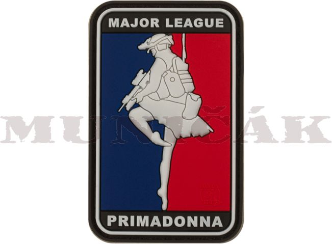 JTG 3D PVC Nášivka/Patch Major League Primadonna