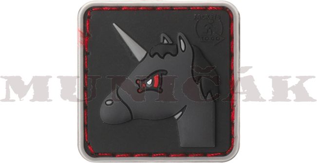 JTG 3D PVC Nášivka/Patch Angry Unicorn