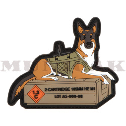 AIRSOFTOLOGY 3D PVC Nášivka/Patch German Shepard - farebná