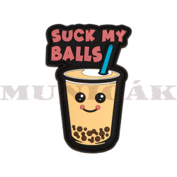 AIRSOFTOLOGY 3D PVC Nášivka/Patch Suck my Balls - color